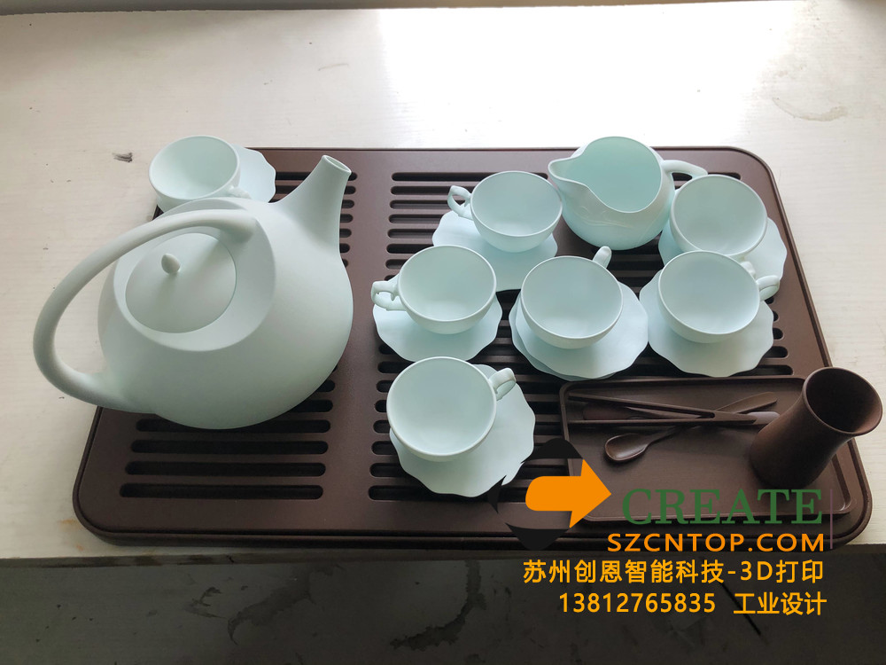 工業設計學院畢業設計茶盤茶壺模型制作案例
